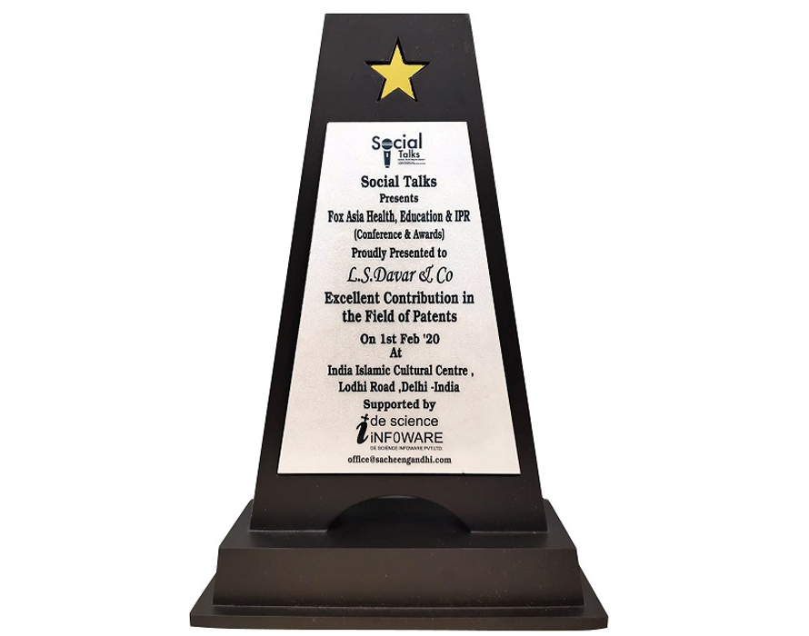 Leadership Award in IP - 2020